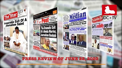 CAMEROONIAN PRESS REVIEW OF JUNE 22, 2020