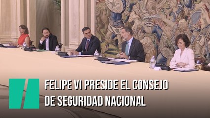 Felipe VI preside el Consejo de Seguridad Nacional