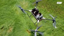Octocóptero chinês pretende mudar resgates e operações policiais