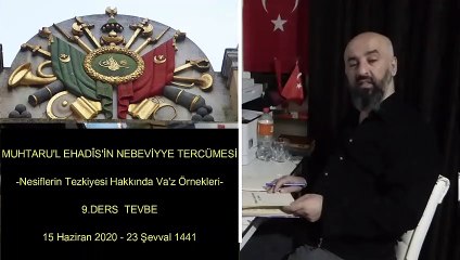 9.DERS TEVBE  15 Haziran 2020 - 23 Şevval