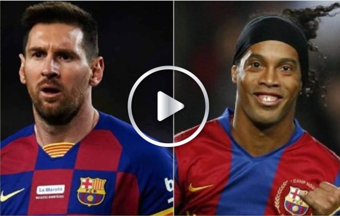 Messi & Ronaldinho. Cuando se aprende del mejor nada puede salir mal