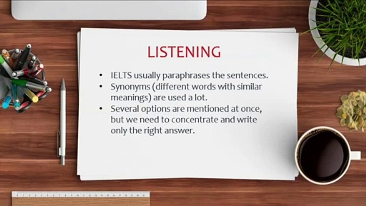 Cambridge IELTS Listening 2020 - 3 Points to Remember