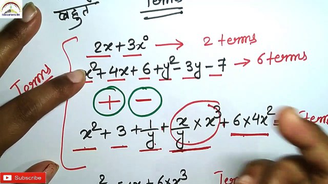 Polynomials : Introduction, Concept, Types, Degree, Zeroes | Class-9th/10th Mathematics | Lecture-1