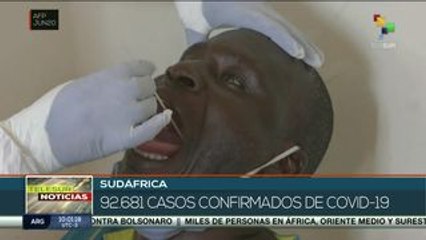 En sudáfrica totalizan 92.681 casos y 1.877 muertes por Covid-19