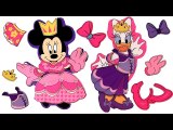 Minnie Mouse and Daisy Duck Magnetic Dress Up Fashion Makeover Playset Minnie's BowTique Bow-Toons