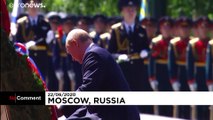 L'hommage de Vladimir Poutine aux soldats morts durant la Seconde Guerre mondiale