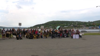 Rassemblement contre le racisme à Gaspé