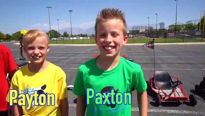 Kid Kart Racing challenge in REAL LIFE! Ninja Kidz TV