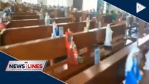 Health protocols observed in church masses on MGCQ areas