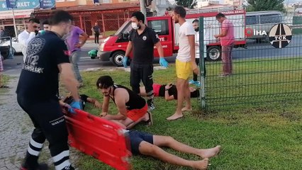 Antalya'da dört kişinin yaralandığı trafik kazasında can pazarı yaşandı