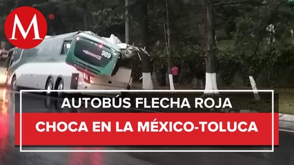 Dos muertos y 5 heridos tras choque en la México-Toluca