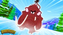 Five Woolly Mammoths - The Woolly Mammoth Song - Prehistorica by Howdytoons