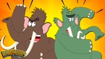 Woolly Mammoth Stampede - Mammoths on the Run - Prehistorica by Howdytoons
