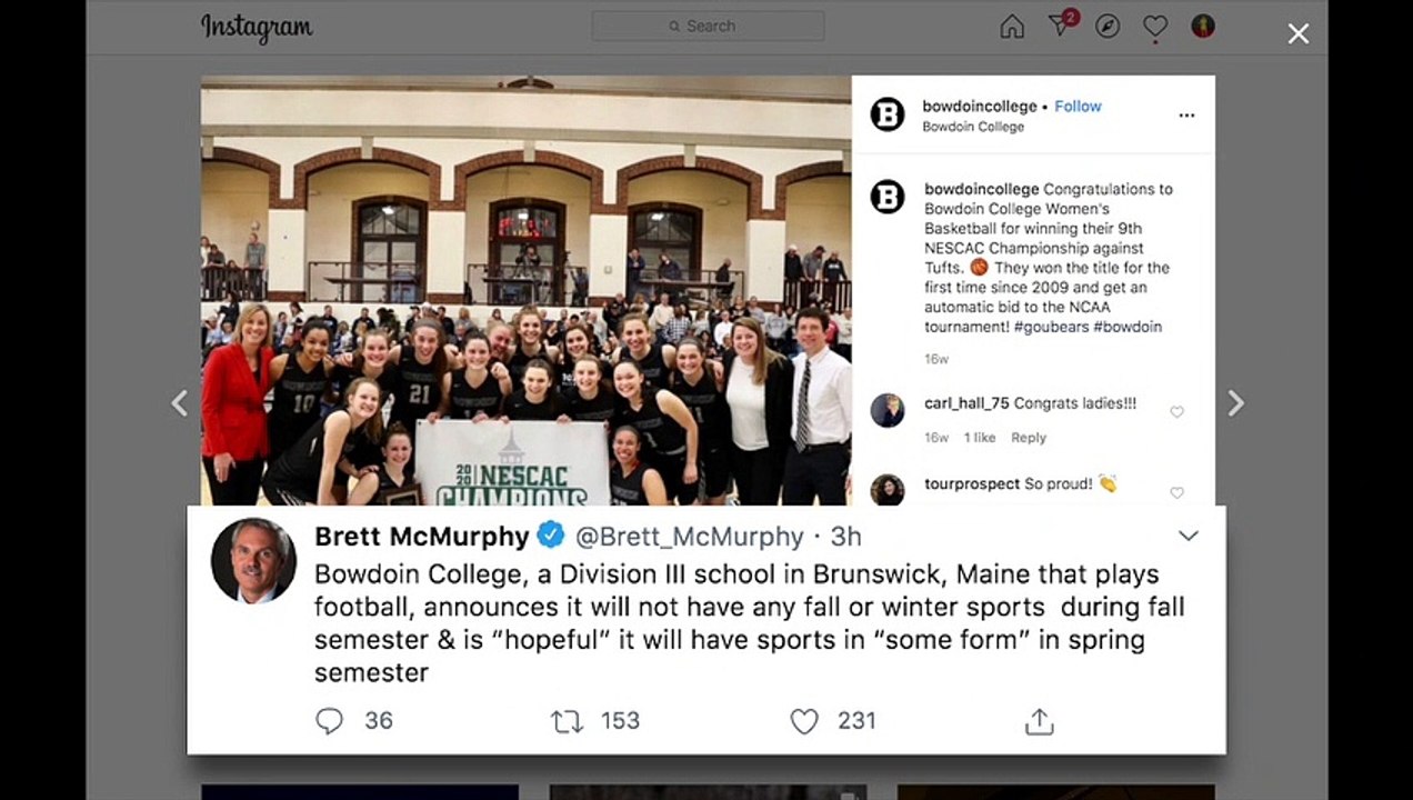 Bowdoin College Cancels Upcoming Seasons