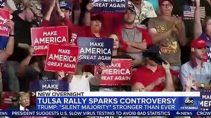 El equipo de Trump se enojó por la baja asistencia al acto de campaña