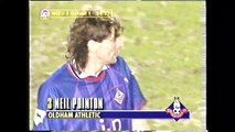 Sky Latics 1-4 Man Utd (2nd Half) 1993/94 F.A. Cup S/F replay 13/04/94