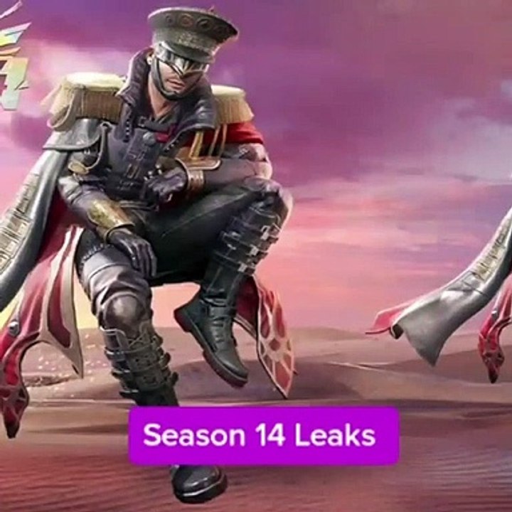 Season 14 leaks in pubg mobile