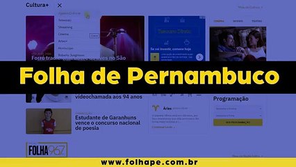 Novo Portal Folhape - Canal Cultura +