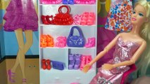 Barbie Rapunzel Mermaid Ariel doll Shower Morning Routine New Dress And Shoes