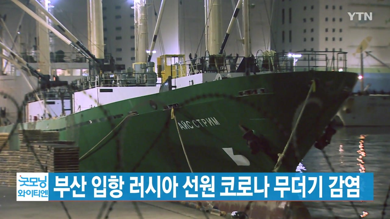 [YTN 실시간뉴스] 부산 입항 러시아 선원 코로나19 무더기 감염 / YTN