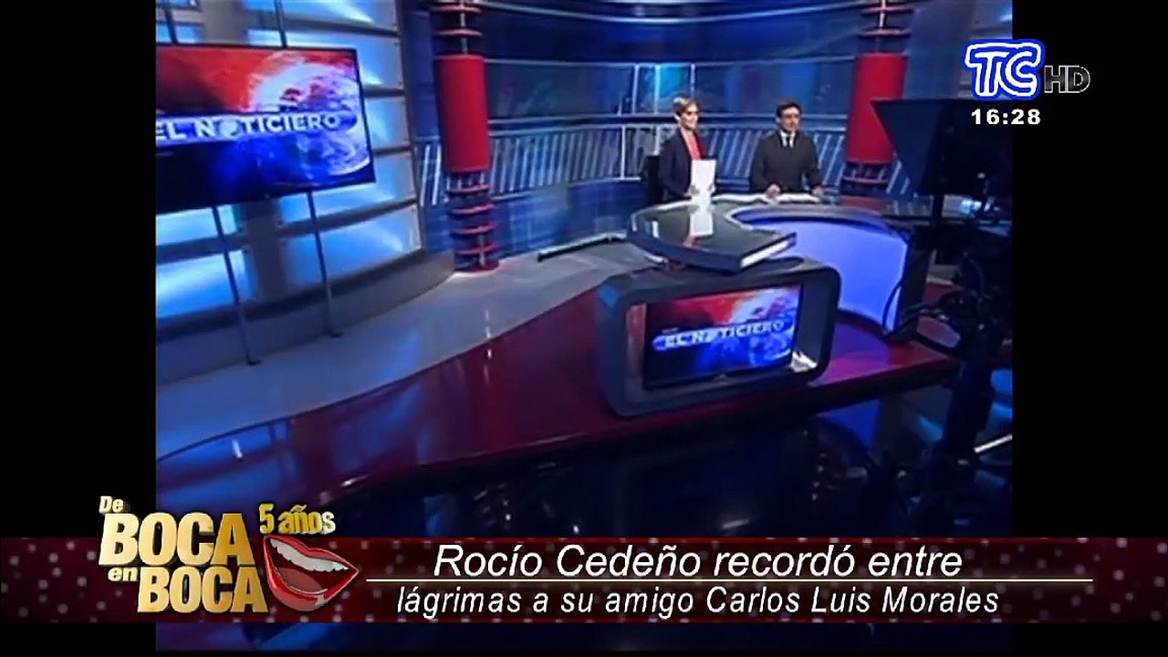 Rocío Cedeño recordó entre lágrimas a su amigo Carlos Luis Morales