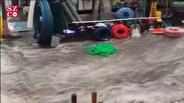 Sağanak bu kez de Yozgat’ı vurdu, ortaya bu görüntüler çıktı