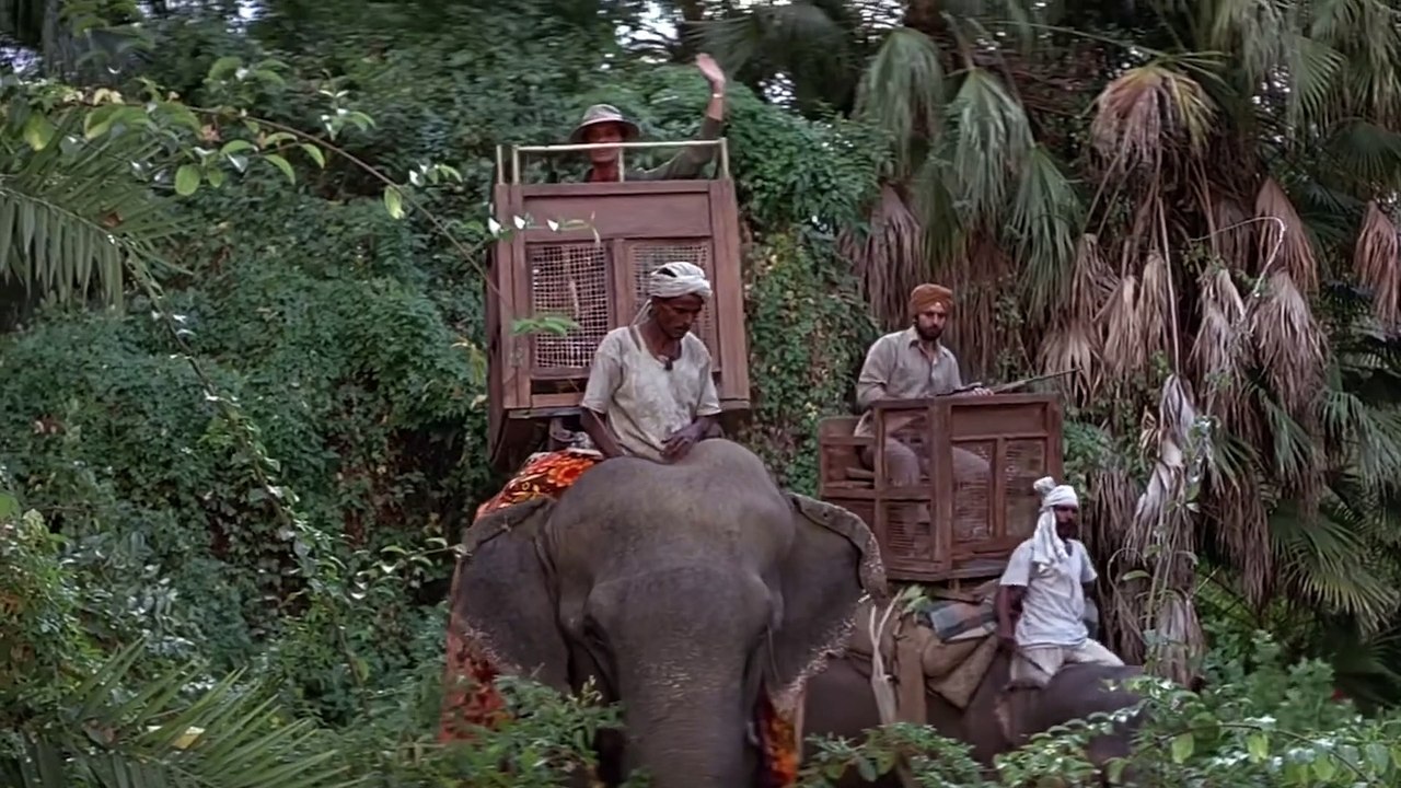 James Bond OCTOPUSSY movie clip - Bond is hunted by Kamal Khan in the jungle