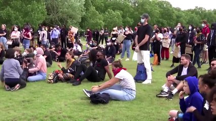 Hundreds gather in London for Black Lives Matter protest