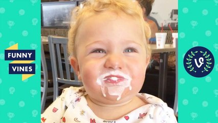 TRY NOT TO LAUGH - KIDS & BABIES EATING FOODS! _ Funny Videos October 2018