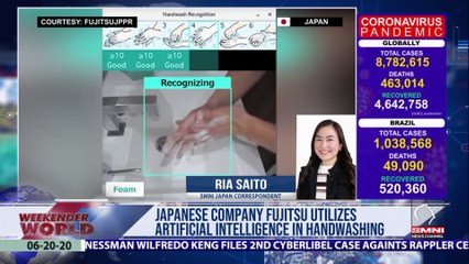 Japanese company Fujitsu utilizes artificial intelligence in handwashing