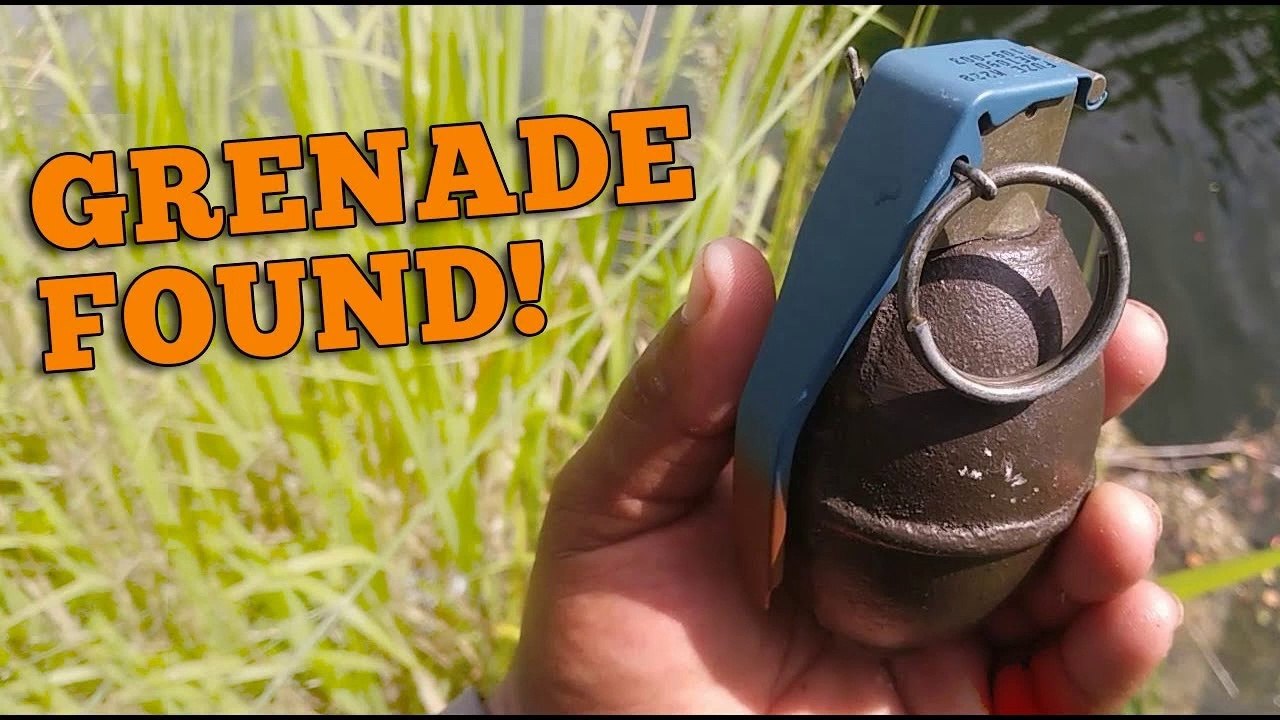 GRENADE FOUND While Fishing!