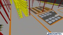 Warehouse Model - simple technology illustration