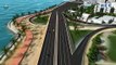 Bandra Worli Sea Link - Virtual Tour & Construction Sequence