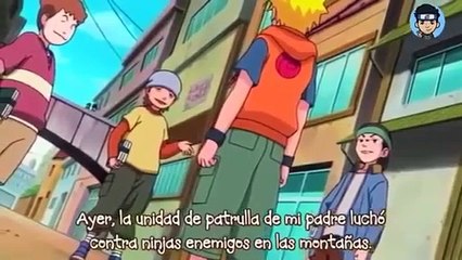 Iruka y Kakashi Salvan a Naruto de las tres Kunoichi de la aldea de la Cascada.