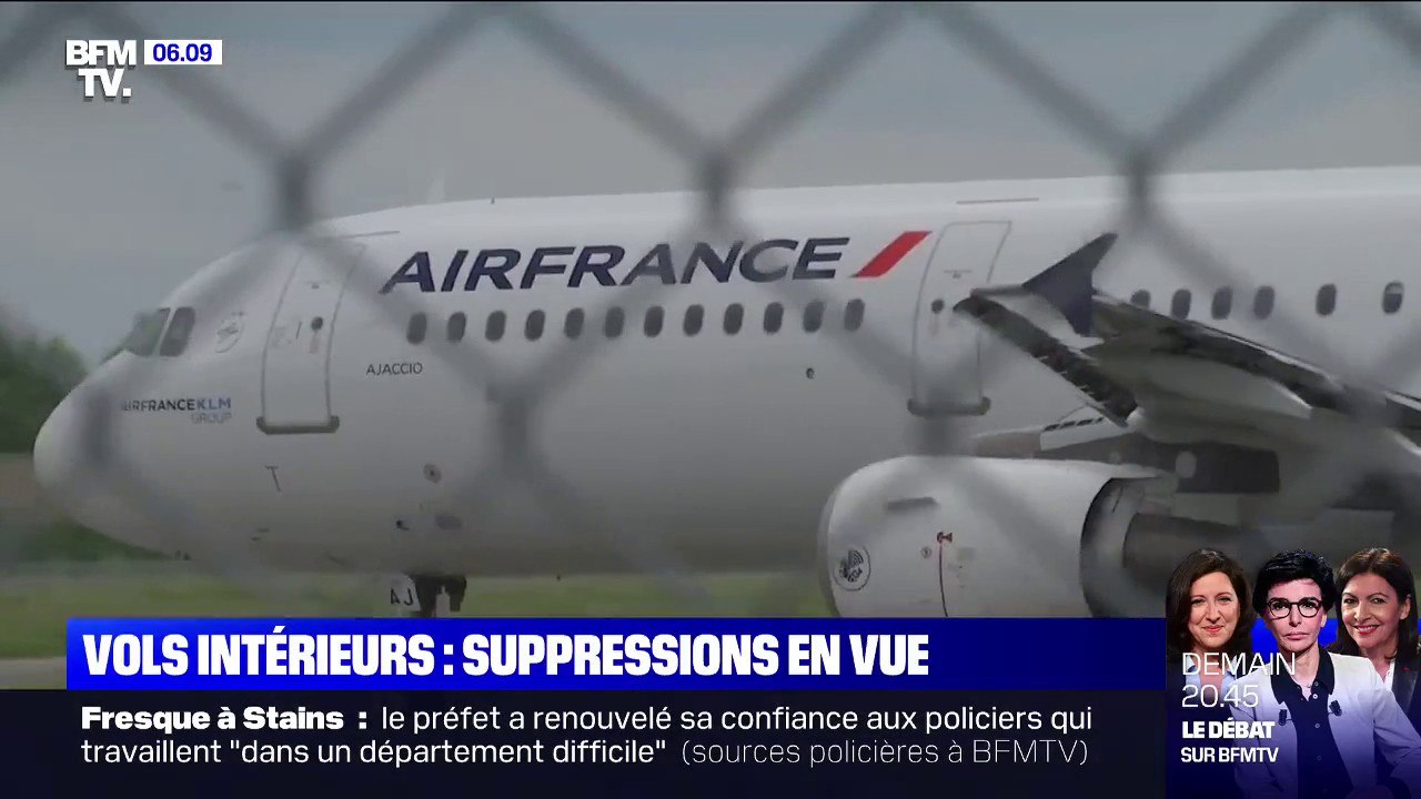 Air France: la suppression de certains vols intérieurs ne convient ni aux syndicats, ni aux défenseurs de l’environnement