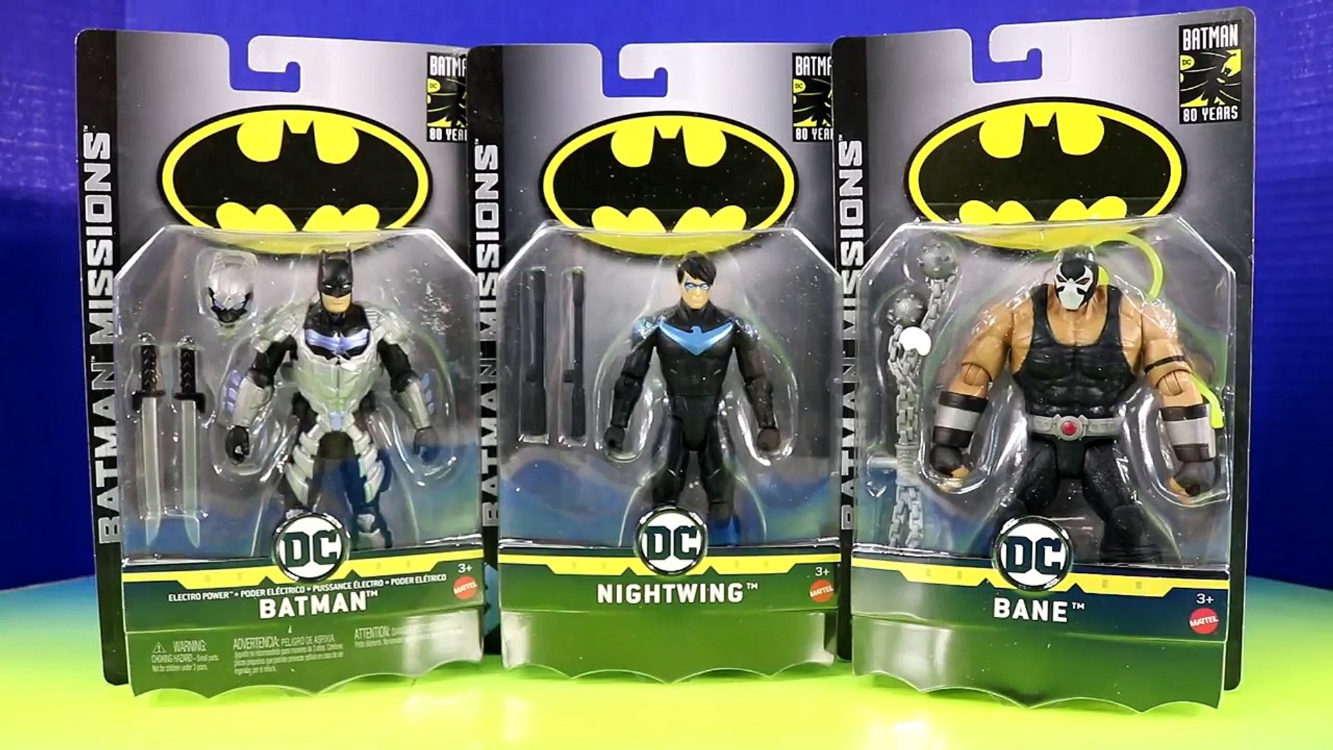 Batman Missions Batman & Nightwing Battle Bane ! Superhero Toys - video  Dailymotion