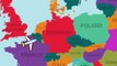 COUNTRIES OF EUROPE for Kids - Learn European Countries Map with Names