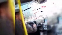 Minibüsçü dehşeti saniye saniye kamerada! Maske uyarısı yapan kadın hayatının şokunu yaşadı