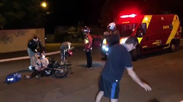 Entregador fica ferido ao cair de moto na Região do Lago