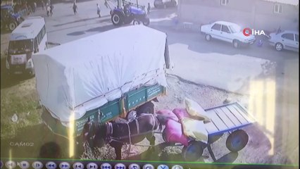 Helezonun altında kalan talihsiz adam hayatını kaybetti...O anlar kamerada