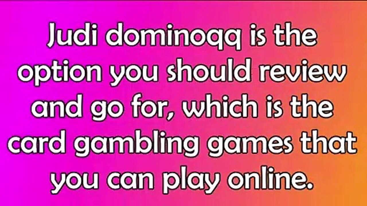 You should know about card gambling