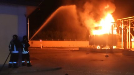 Rho (MI) - In fiamme trasformatore energia elettrica (23.06.20)