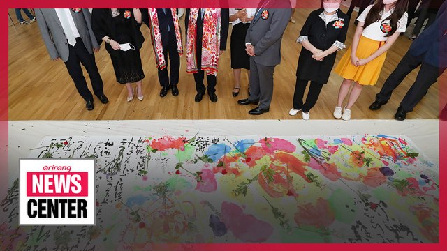 Art exhibition commemorating UN veterans of Korean War held at Incheon Airport