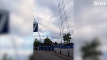 Burnley ‘ashamed’ after ‘White Lives Matter’ banner is flown over game