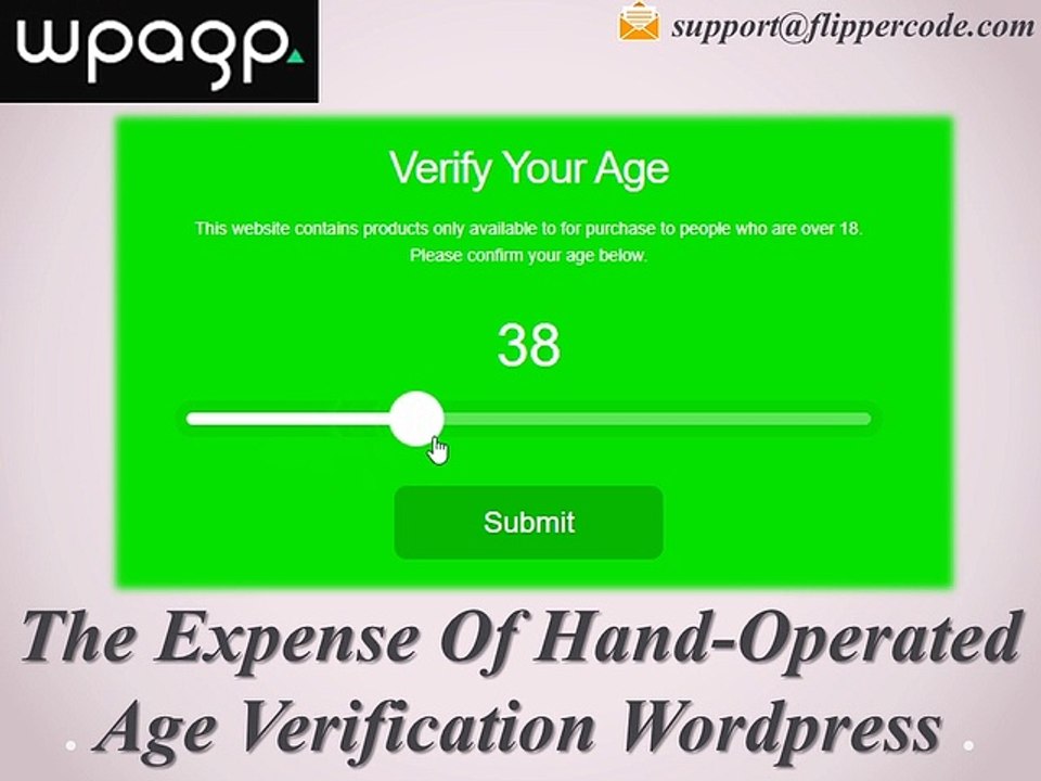Are you Want to Get  Wordpress Age Verification