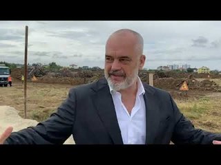 Report TV - Rama në kantierin e ndërtimit në Fushë Krujë/ 600 mln $ për rindërtimin