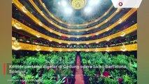 Ribuan Tanaman Hias Jadi Penonton Konser di Gedung Opera Liceu Barcelona