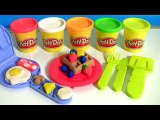 Play Doh Breakfast Time Playset Make Waffles Fruits Toppings Eggs - PlayDough Hora del desayuno