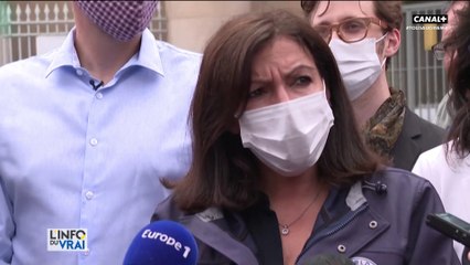 Anne Hidalgo met du vert fluo dans sa campagne électorale municipale