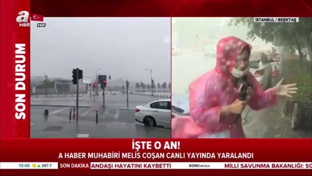 A Haber muhabiri canlı yayında yaralandı